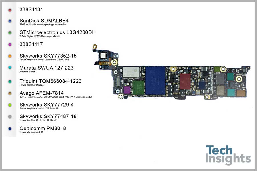 Apple iPhone 5 Board Shot