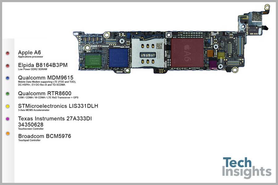 Apple iPhone 5 Board Shot