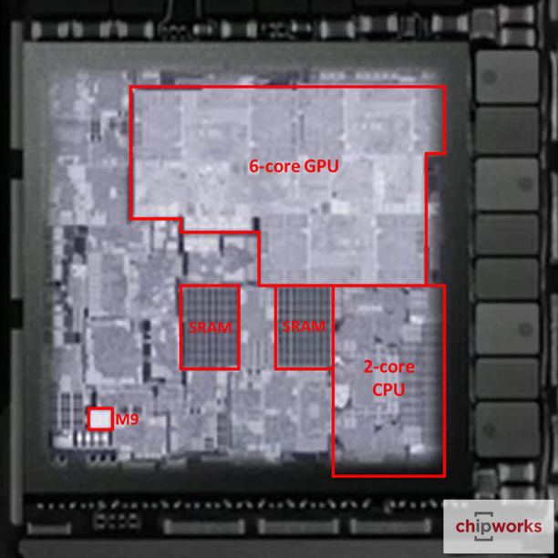 Apple iPhone 6s A9 Marking