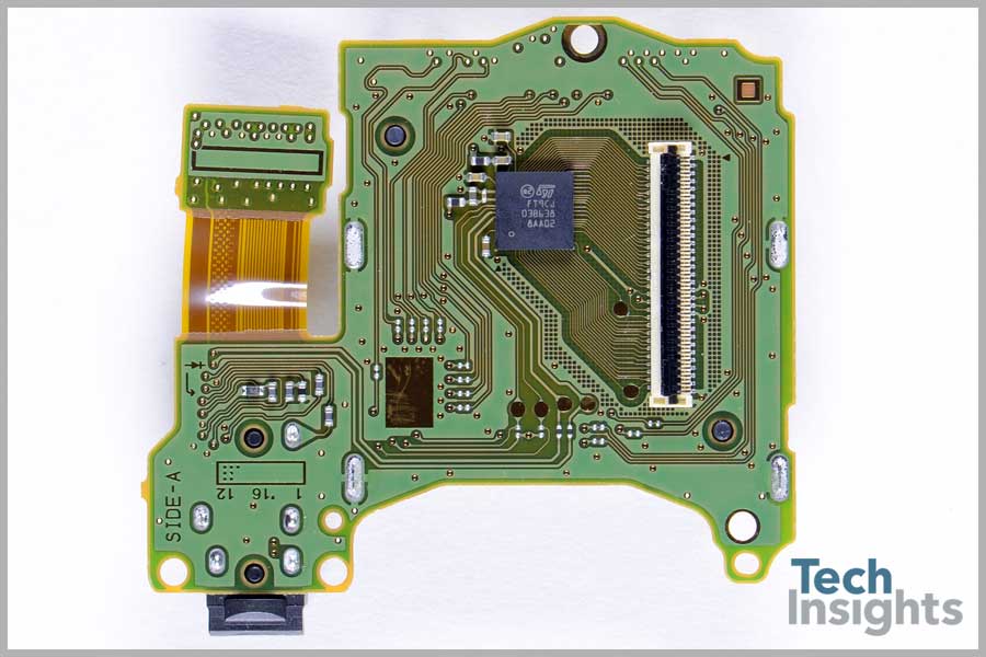 STMicroelectronics FT9CJ touchscreen controller on board