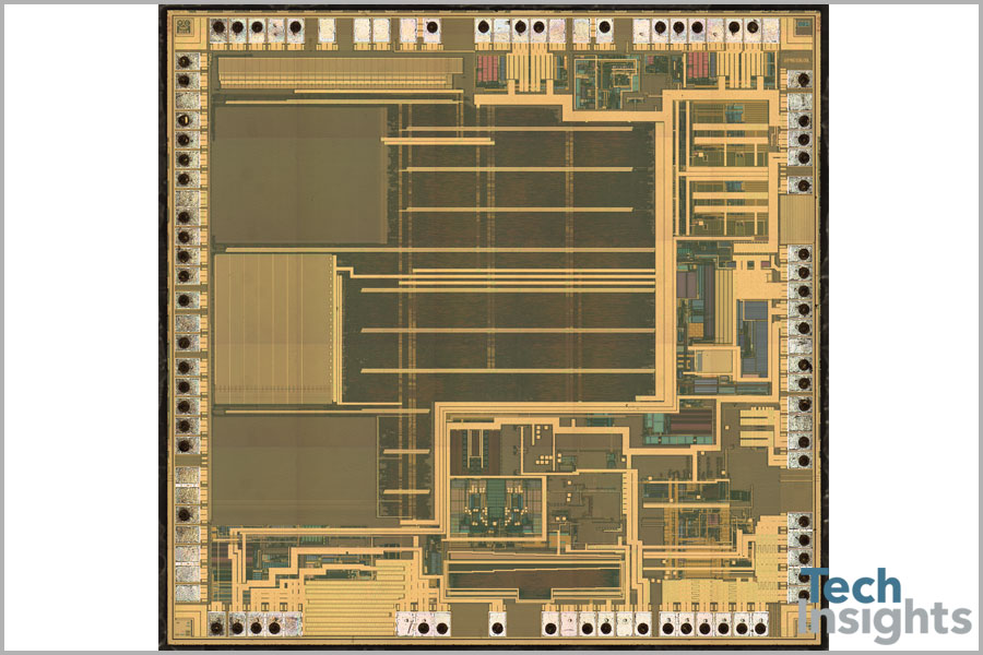 NXP PN80T NFC controller PN553 die photograph