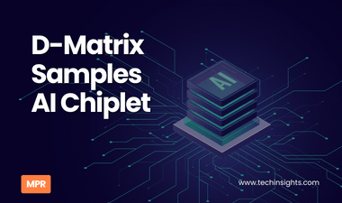 D-Matrix Samples AI Chiplet